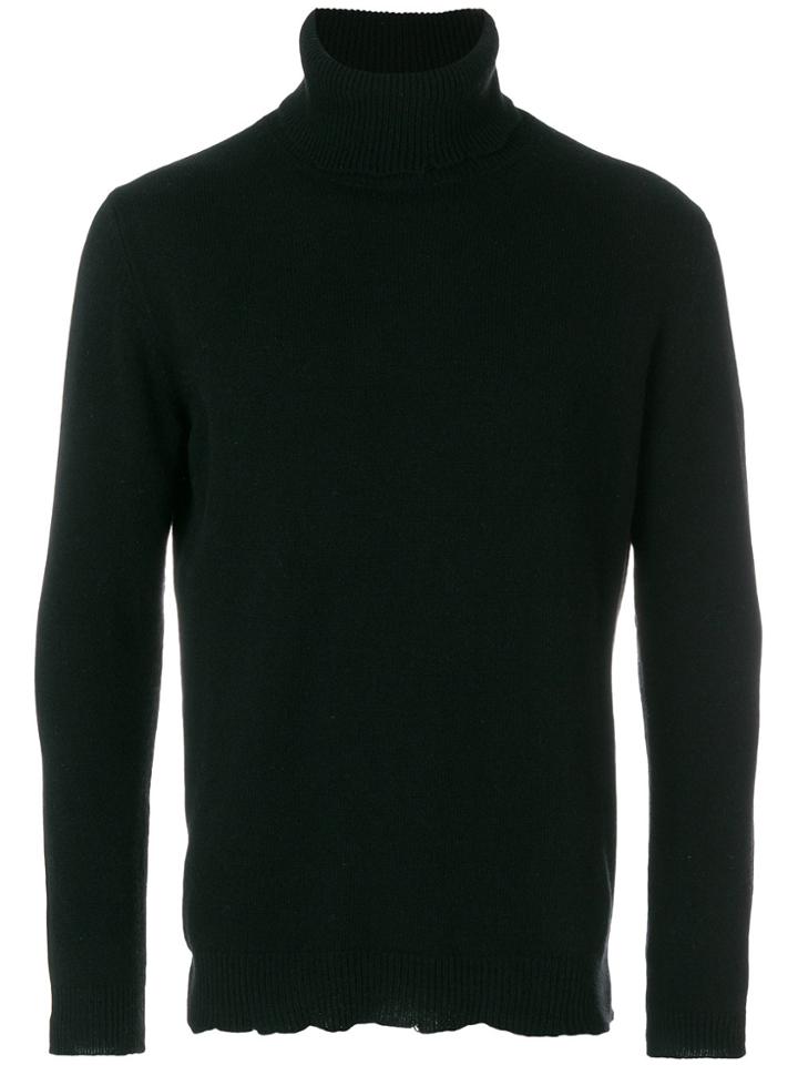 Mauro Grifoni Roll Neck Jumper - Black