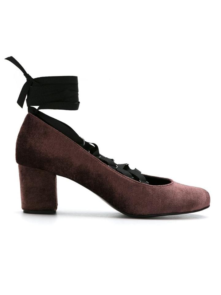 Olympiah Lace Up Shoes - Pink