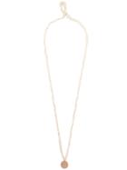 Jil Sander Logo Charm Necklace - Neutrals