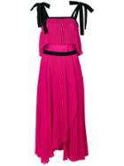 Philosophy Di Lorenzo Serafini Draped Flared Dress - Pink