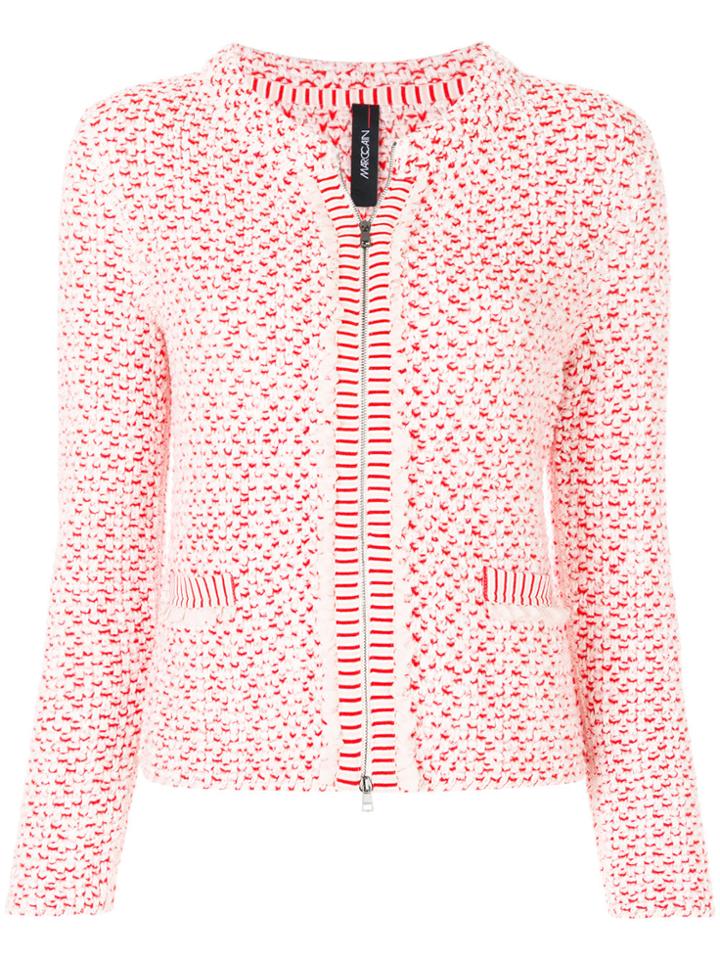 Marc Cain Short Knitted Jacket - Yellow & Orange