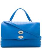 Zanellato Perforated Tote Bag - Blue