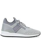 Tod's Panelled Lace-up Sneakers - 0f9l Topazio/fumo