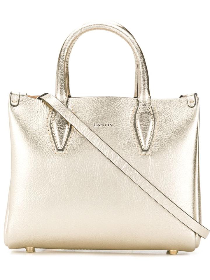 Lanvin Mini Journee Tote Bag - Gold
