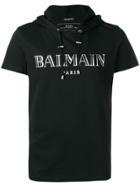 Balmain Logo Patch T-shirt - Black