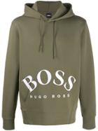 Boss Hugo Boss Logo Hooded Sweatshirt - Green