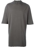 Rick Owens Drkshdw Oversized Round Neck T-shirt - Grey