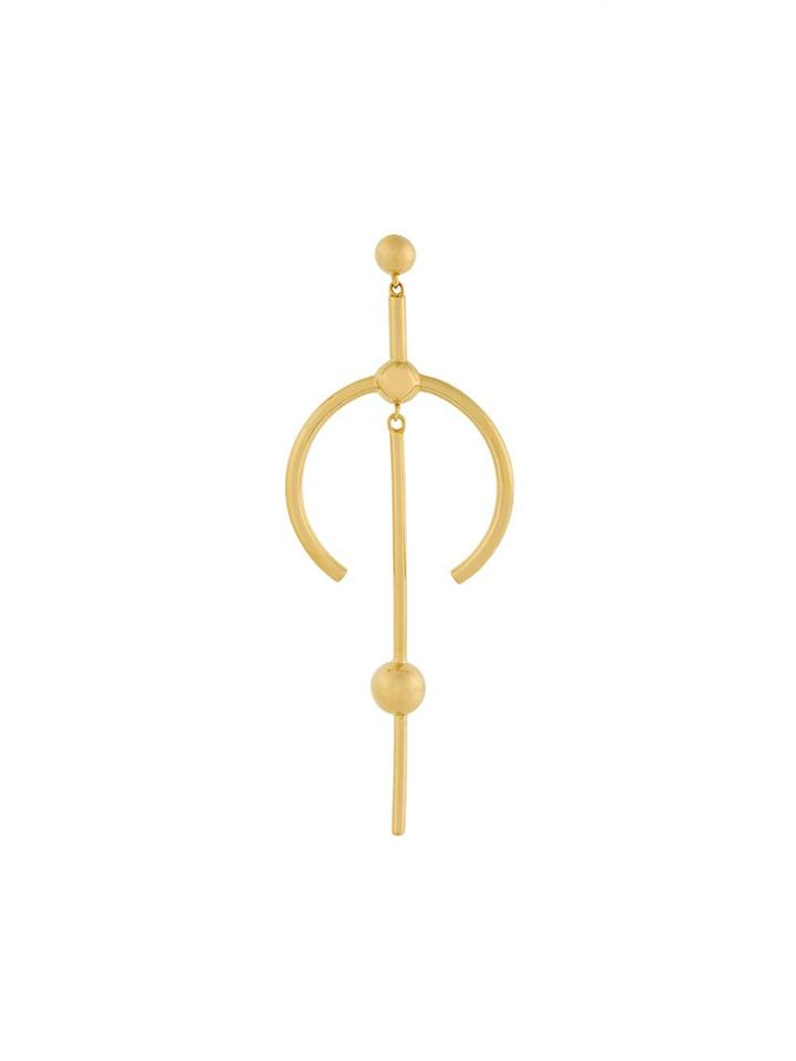 Maria Black 'hydra' Medium Hoop Earring - Metallic