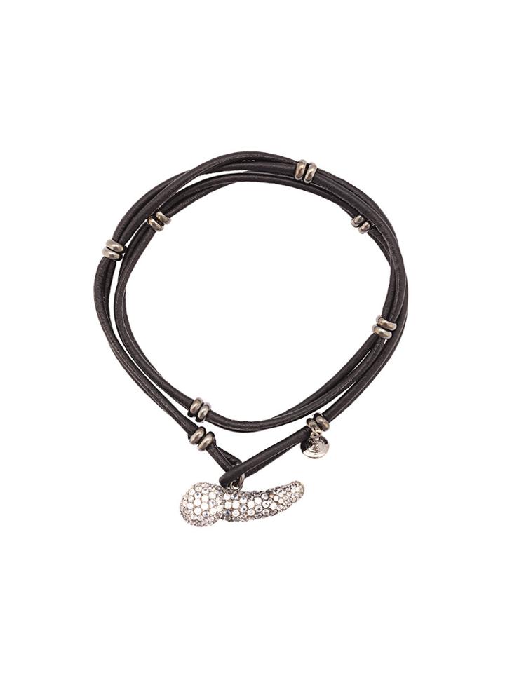Vivienne Westwood Man Pan Bracelet - Black