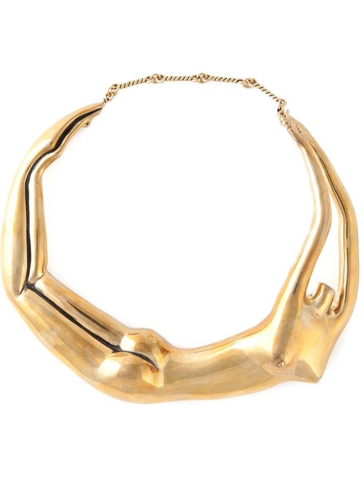 Aurelie Bidermann 'body' Necklace, Women's, Metallic