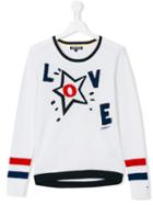 Tommy Hilfiger Junior - Love Jumper - Kids - Cotton - 14 Yrs, Girl's, White