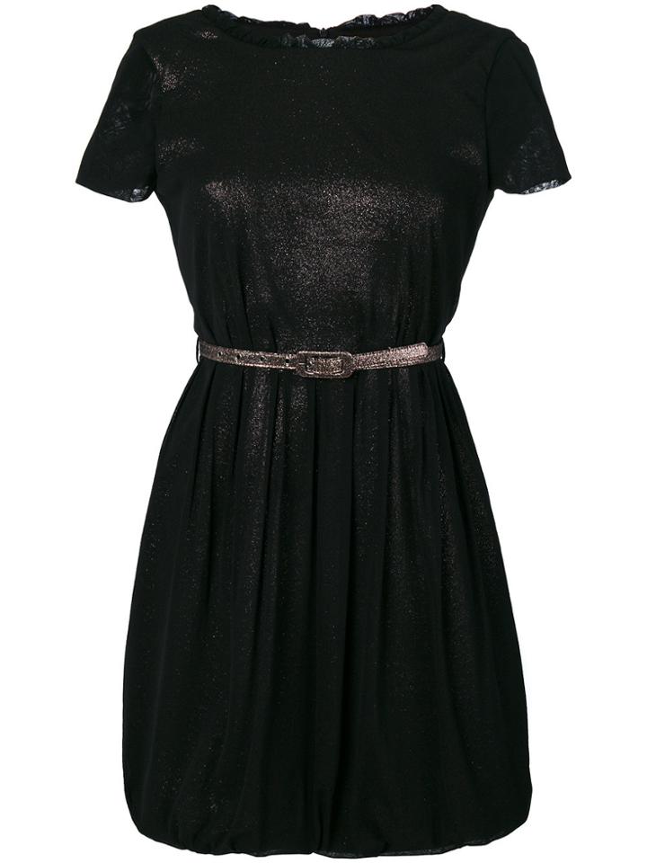 Twin-set Belted Dress - Black