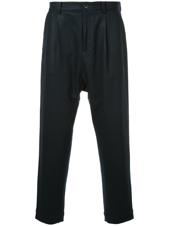 En Route Drop-crotch Trousers - Blue