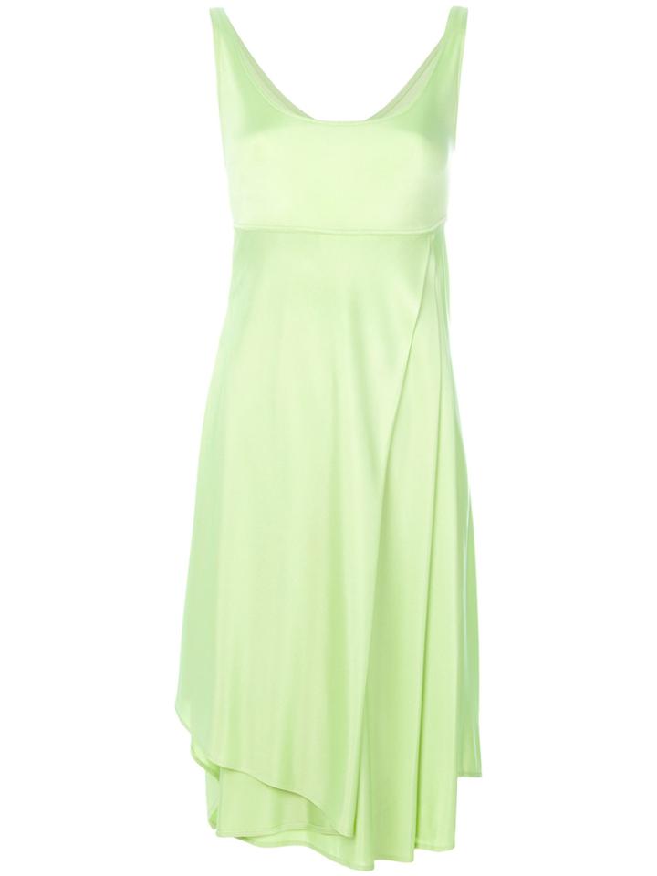 Versace Vintage Tank Wrap Dress - Green