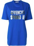Givenchy Logo Print T-shirt - Blue
