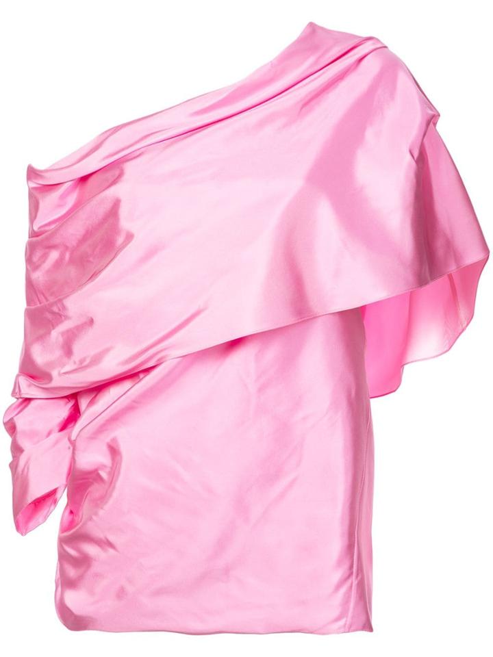 Rosie Assoulin Off-the-shoulder Blouse - Pink & Purple