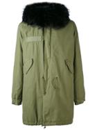 Mr & Mrs Italy Army Long Parka - Green