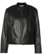 Vince Zipped Bomber, Women's, Size: Xs, Black, Silk/acetate/leather