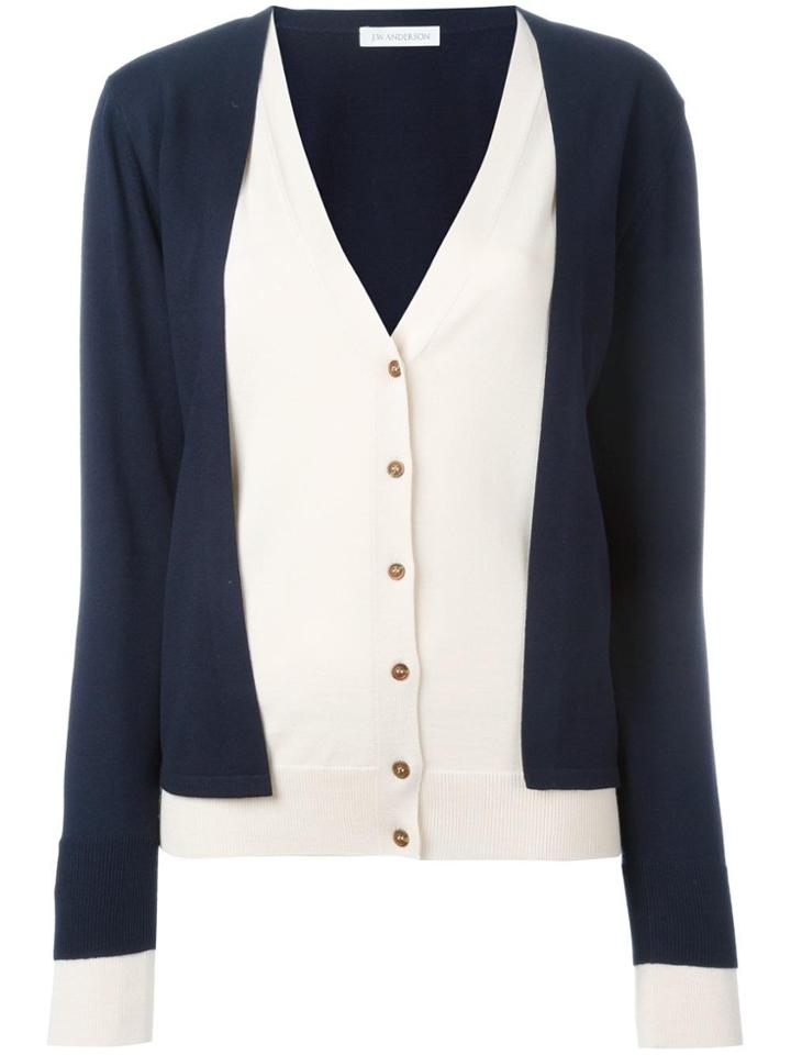 Jw Anderson Layered Cardigan - Blue