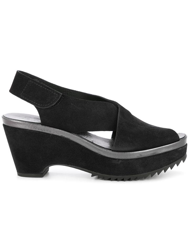 Pedro Garcia Fayre Criss-cross Sandals - Black
