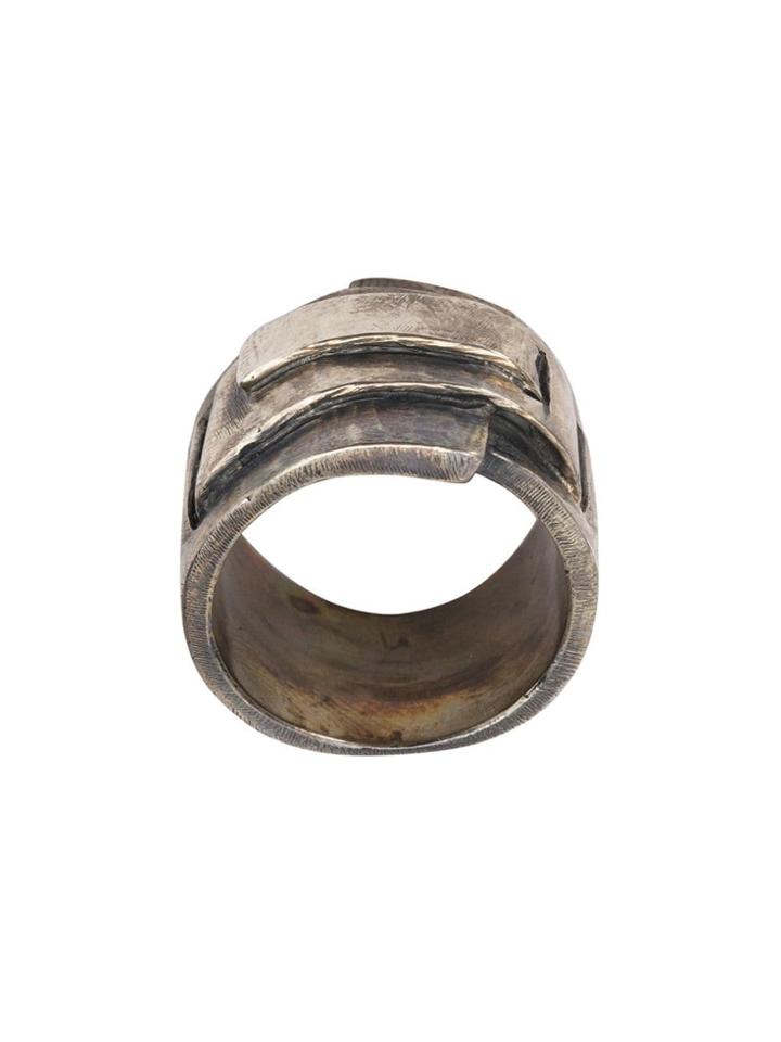 Tobias Wistisen Geometric Ring - Silver