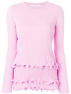 Givenchy Ribbed Knit Top - Pink & Purple