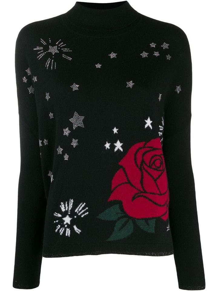 Liu Jo Star-studded Jumper - Black