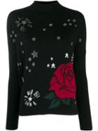 Liu Jo Star-studded Jumper - Black