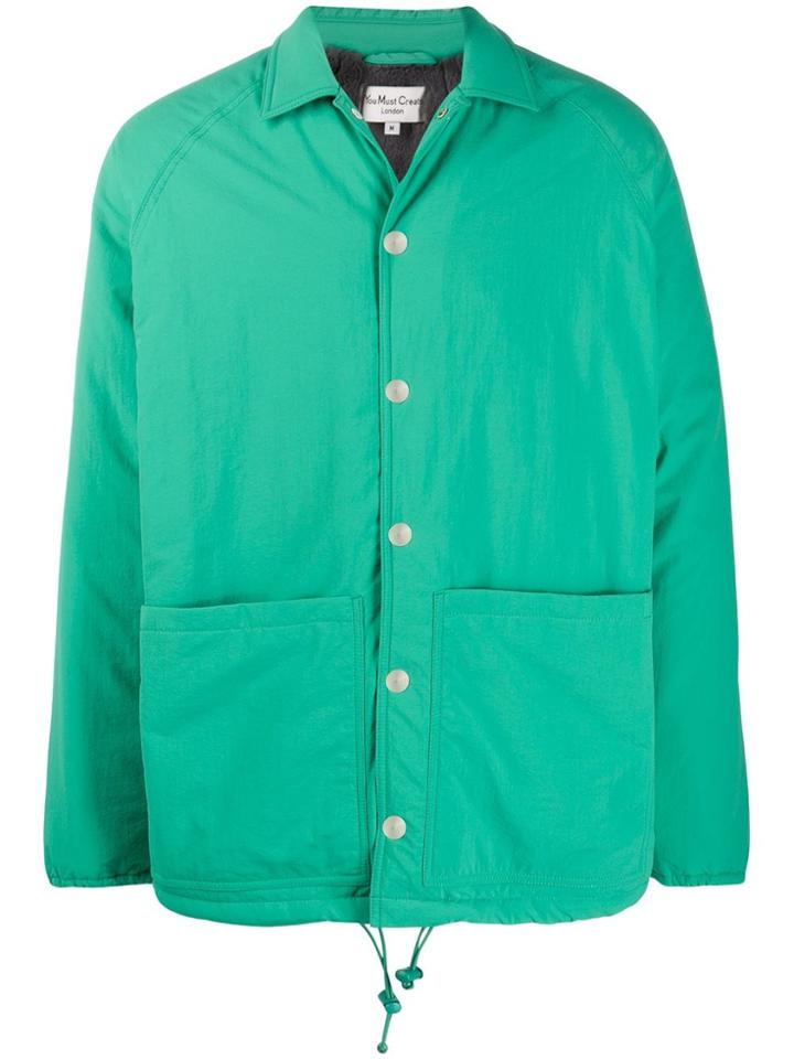 Ymc Padded Internal Lined Jacket - Green