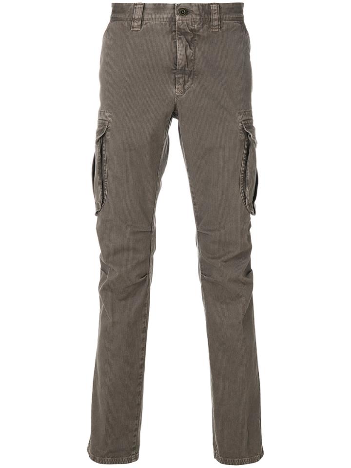 Incotex Pocket Skinny Trousers - Green