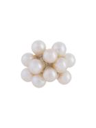E.m. Pearl Cluster Stud Earrings - White