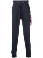 Alpha Industries Tapered Track Pants - Blue