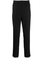 Stella Mccartney Elasticated-waist Straight-leg Trousers - Black