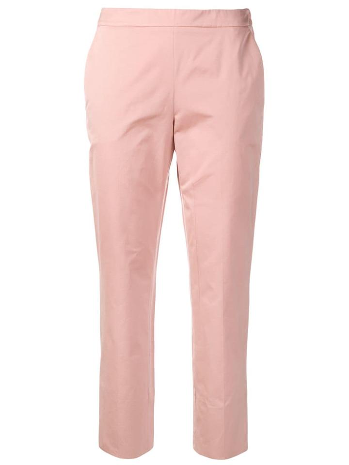 Twin-set Cropped Slim Trousers - Pink