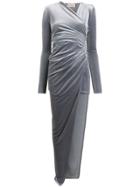 Alexandre Vauthier High-low Hem Dress - Grey