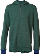 Goodlife Zipped Pullover Hoodie, Men's, Size: Medium, Green, Rayon/polyester/cotton