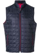 Fay Square Quilted Gilet - Blue