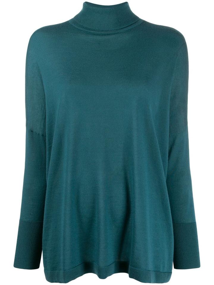 N.peal Superfine Oversize Cashmere Jumper - Green