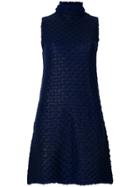 Pierantoniogaspari Sleeveless Turtleneck Dress - Blue