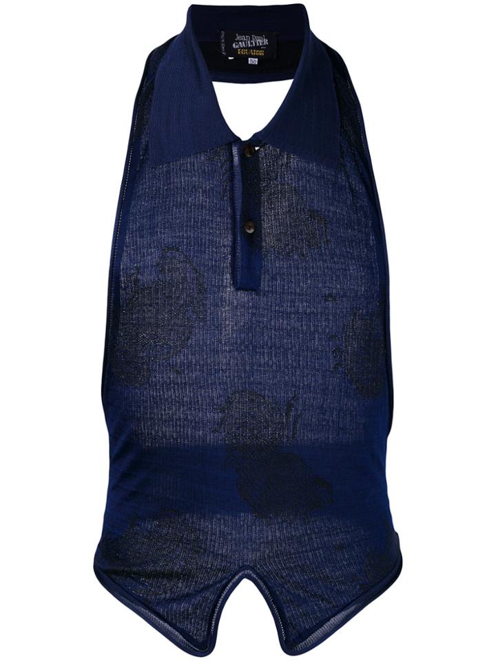Jean Paul Gaultier Vintage Jean Paul Gaultier X Equator 1986 Halter