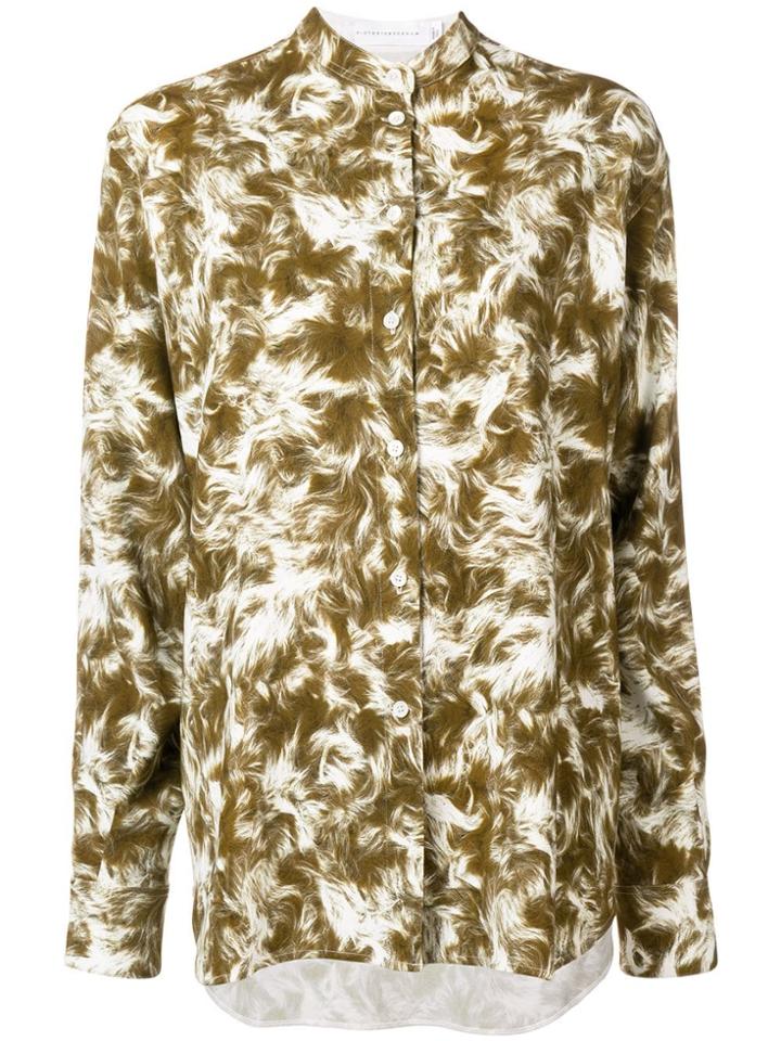 Victoria Beckham Granda Shirt - Brown