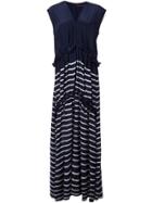 Sies Marjan Striped Silk Dress - Blue