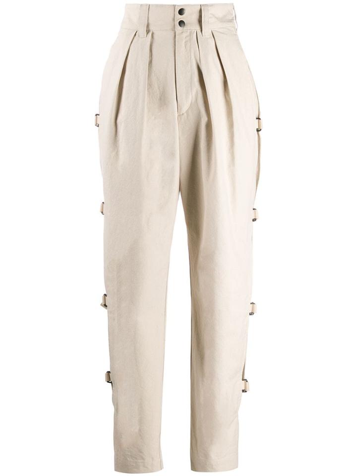 Isabel Marant Pleated Waist Trousers - Neutrals