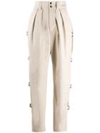 Isabel Marant Pleated Waist Trousers - Neutrals