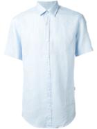 Boss Hugo Boss Ronn Shirt, Men's, Size: Xxl, Blue, Linen/flax