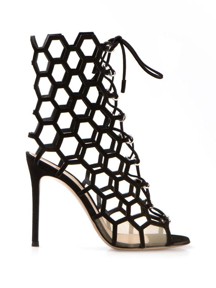 Gianvito Rossi Honeycomb Sandals