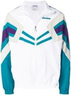 Diadora Sports Track Style Jacket - White