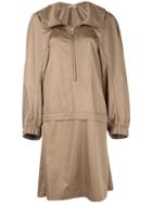 Jil Sander Oversized-fit Raincoat - Brown
