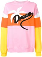 Msgm Dream Embroidered Sweatshirt - Pink