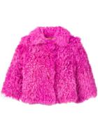 Red Valentino Lambfur Jacket - Pink